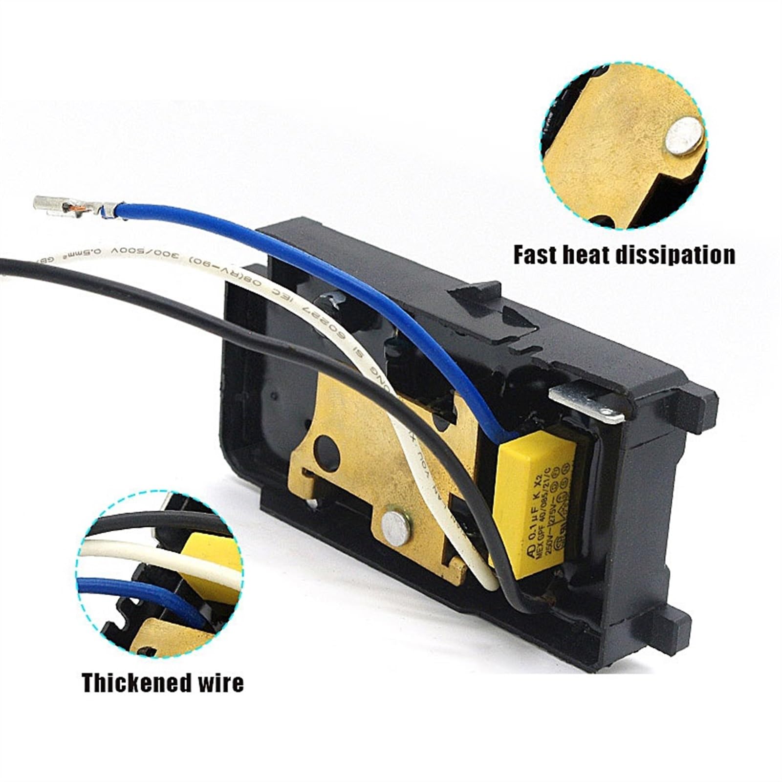 Reemplazo del interruptor de arranque suave AC220V for GWS8-115 GWS14-125 GWS14-150 repuestos for amoladora angular