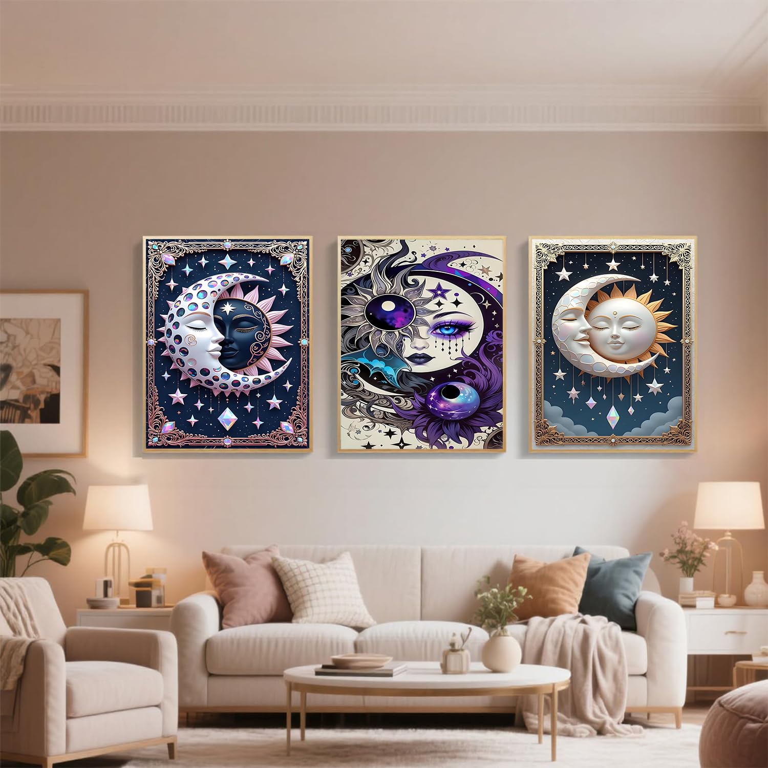 Diamond Art Kits for Beginners - 3 Pack -4