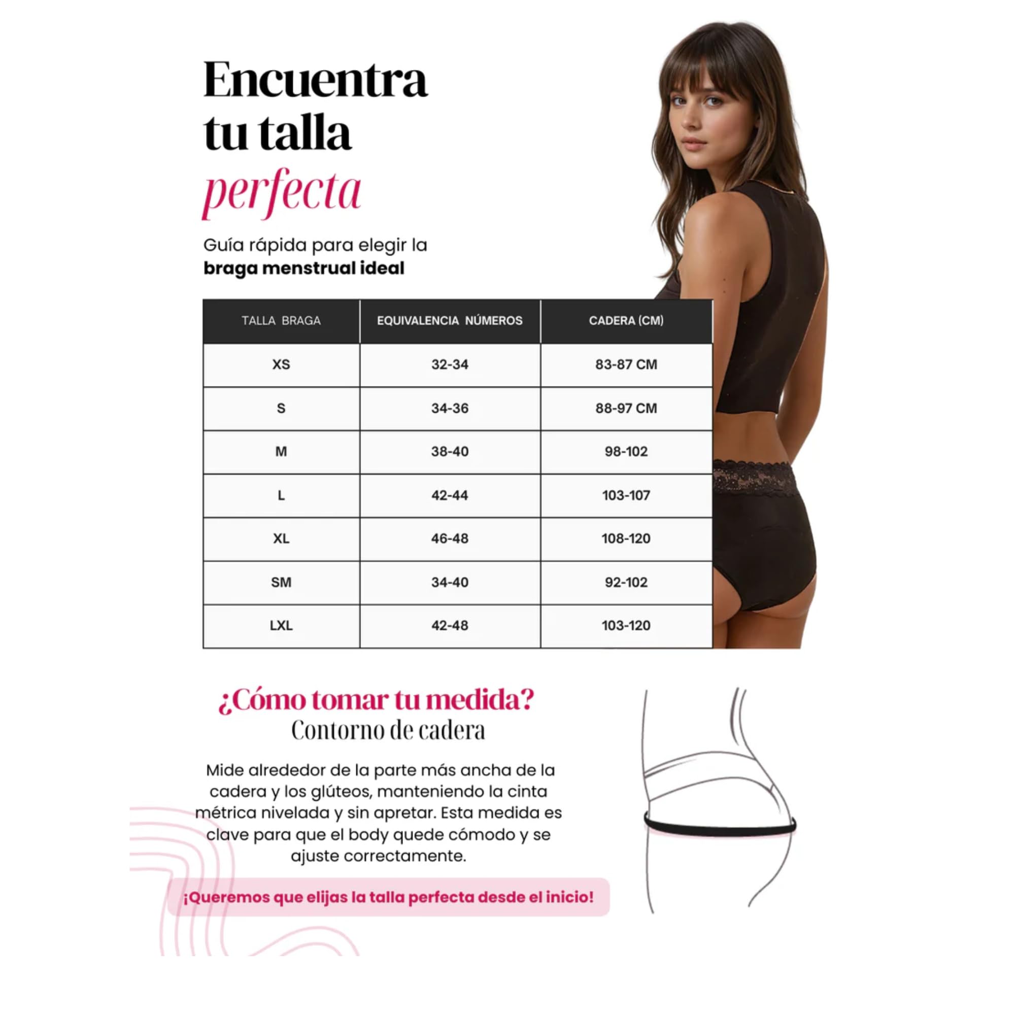 anaissa Tanga Menstrual Absorbente | Flujo abundante sin Fugas | Superdelgado y cómodo | Protección 12 h como 3 tampones | Algodón BAMBÚ Oeko‑Tex y Hecho en España