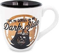 Vista 1 de Star Wars "I Like My Coffee On The Dark Side" Ceramic Mug BPA-Free Large Coffee Cup For Espresso, Caffeine, Beverages, Home & Kitchen Essentials