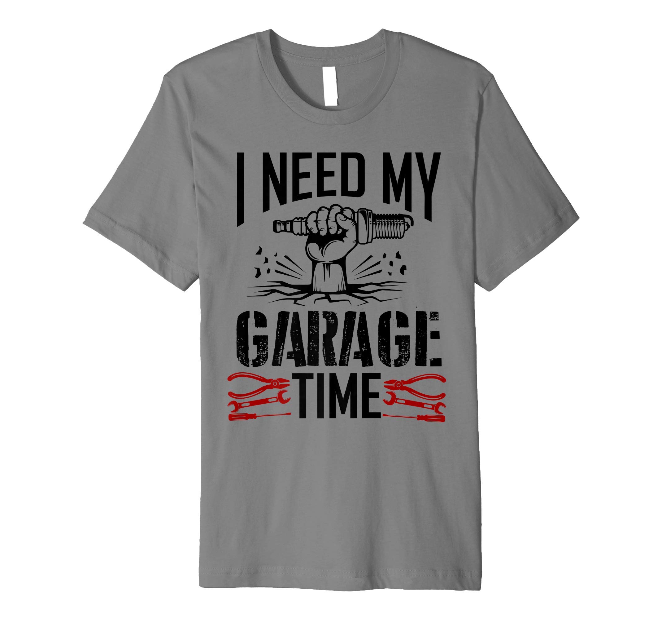 I need my garage time Car Garage auto mechanic for men women Premium T-Shirt