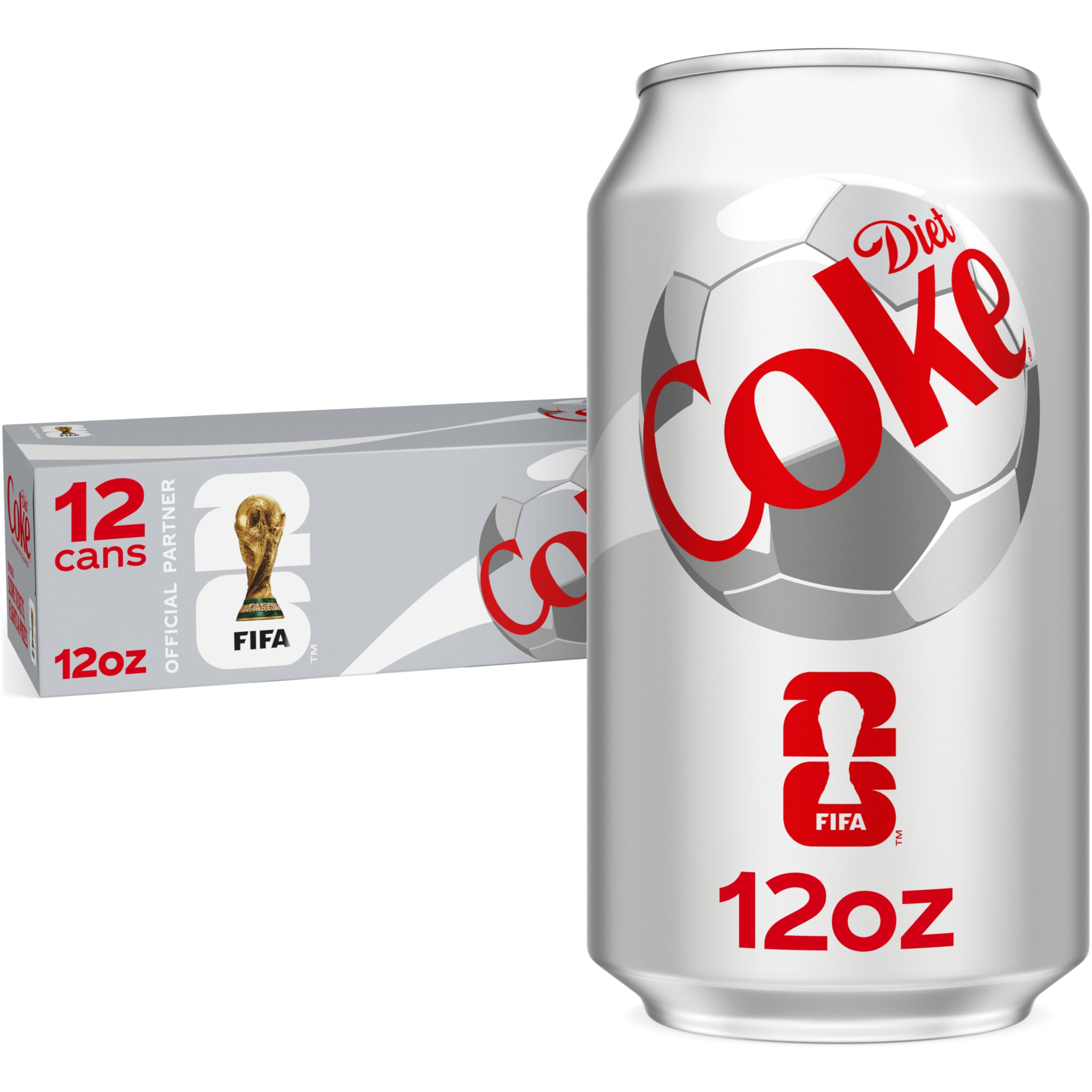 Diet Coke Soda Soft Drinks, 12 fl oz Fridge Pack Cans, 12 Pack - Cola Flavored Diet Soda Soft Drinks