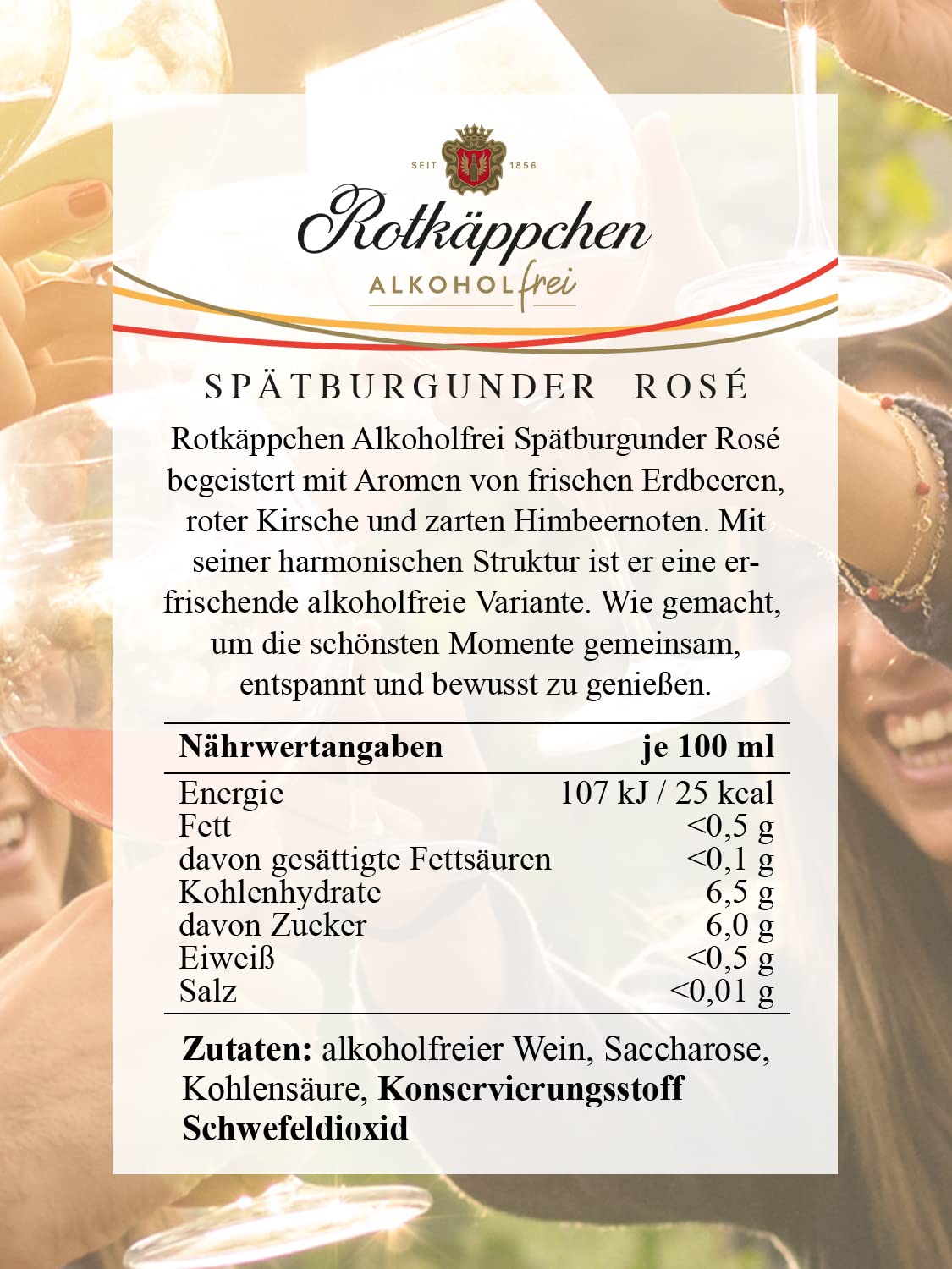 Rotkäppchen Wein Alkoholfrei Spätburgunder Rosé (6 x 0,75l)
