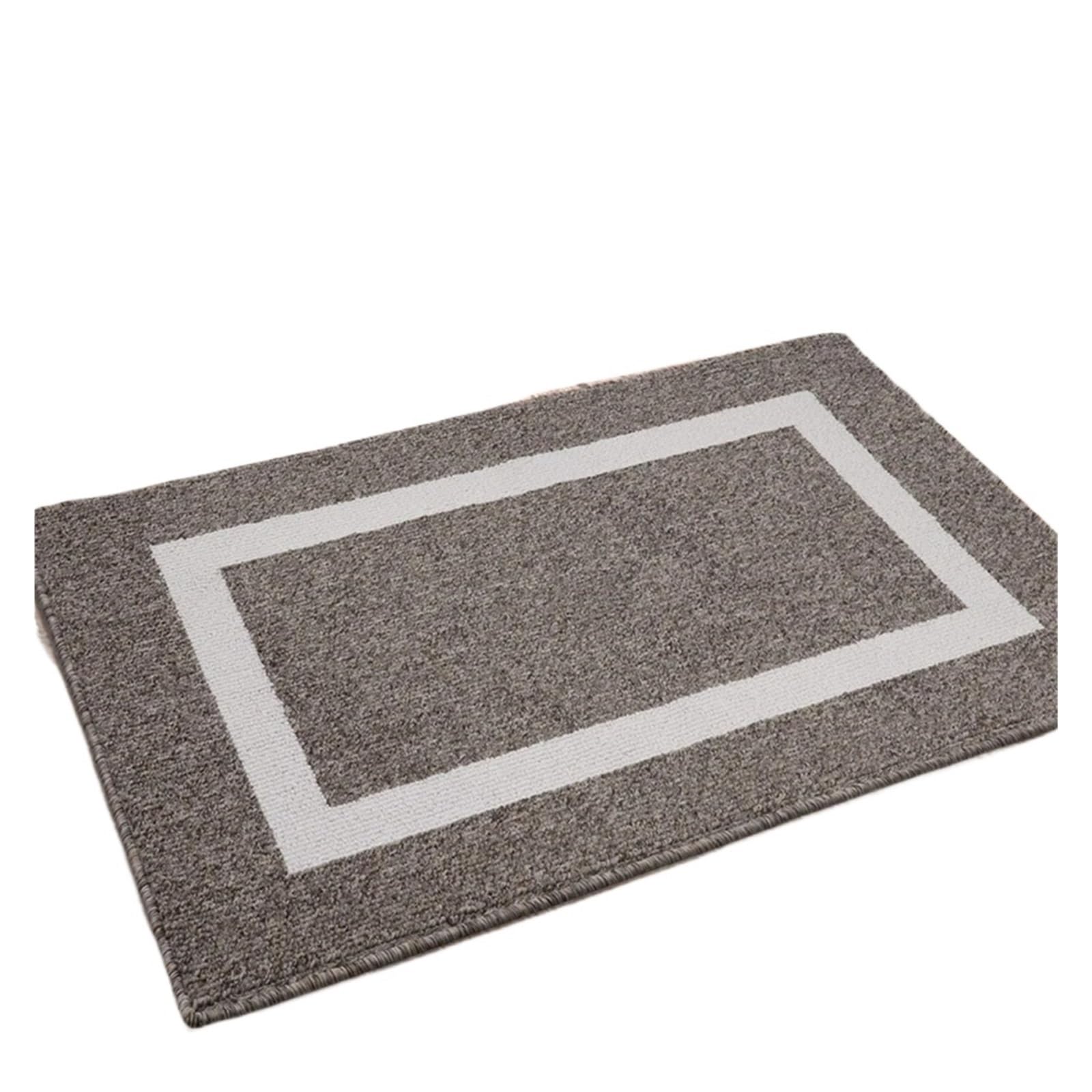 Tapis d entrée intérieur marron 43x76cm pour la maison