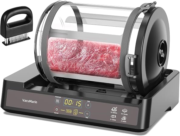 15 Minute Vacuum Tumbler Marinator for Meat Vegetable with Leak