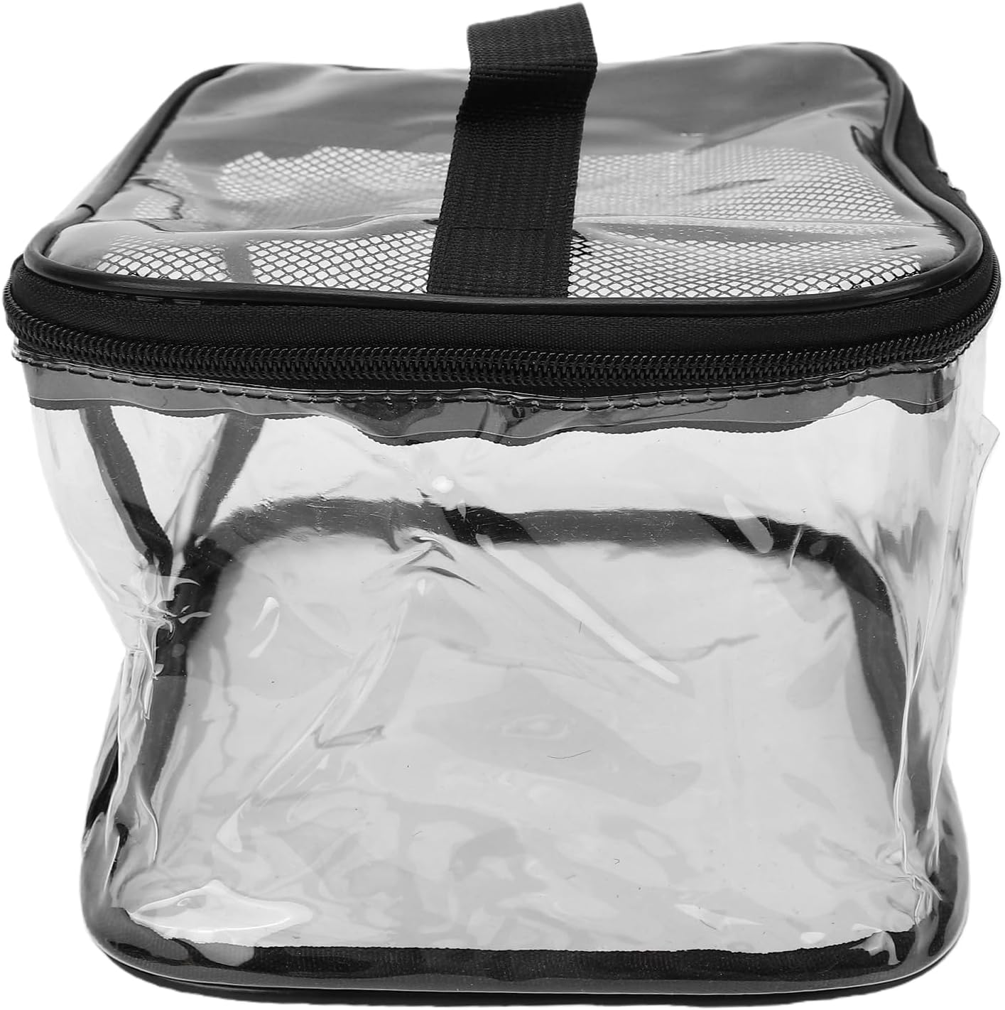 Yosoo Transparent PVC Toy Storage Bags, 6 Pack Clear Toy Organizer with Closure for Building Blocks Puzzles (Mesh)