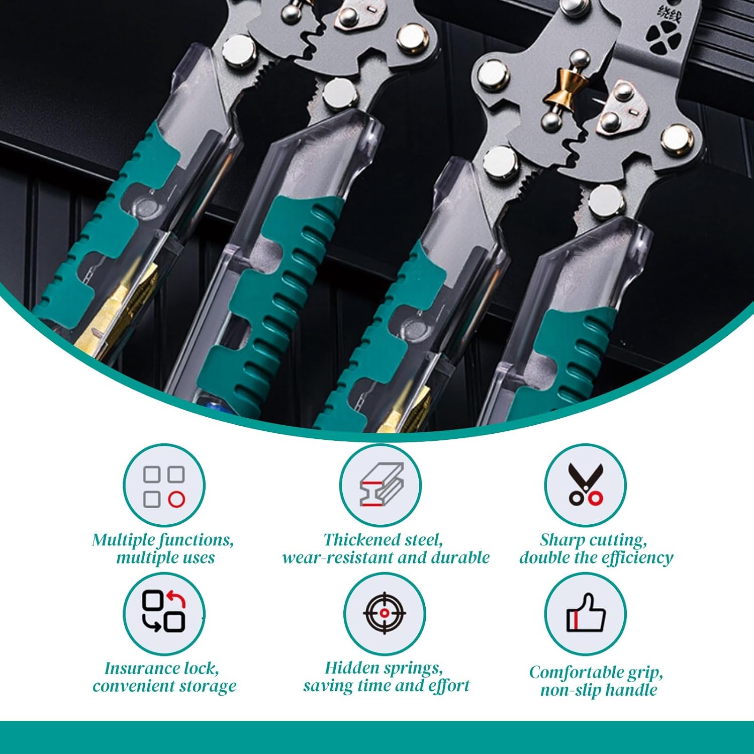 Folding Stylus Screwdriver Wire Stripper,20-in-1 Multi-function Electrician's Pliers,Screwdriver Wire Stripper,Folding Tester/Screwdrivers Wires/Strippers One-Stop Service
