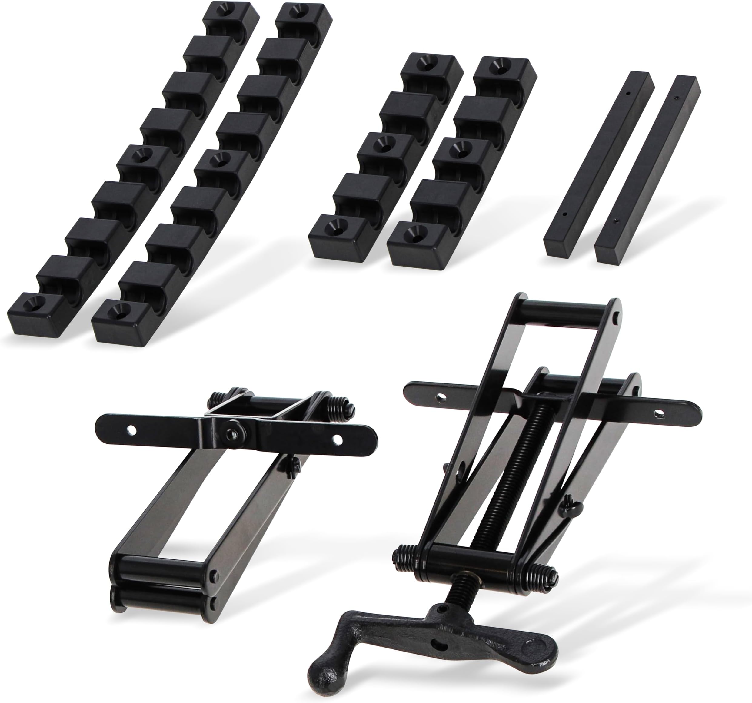 DCT 4-Way Pressure Release Clamp – Wood Panel Corner Clamping System Woodworking Bracket Set – For Stock up to 6 Inches