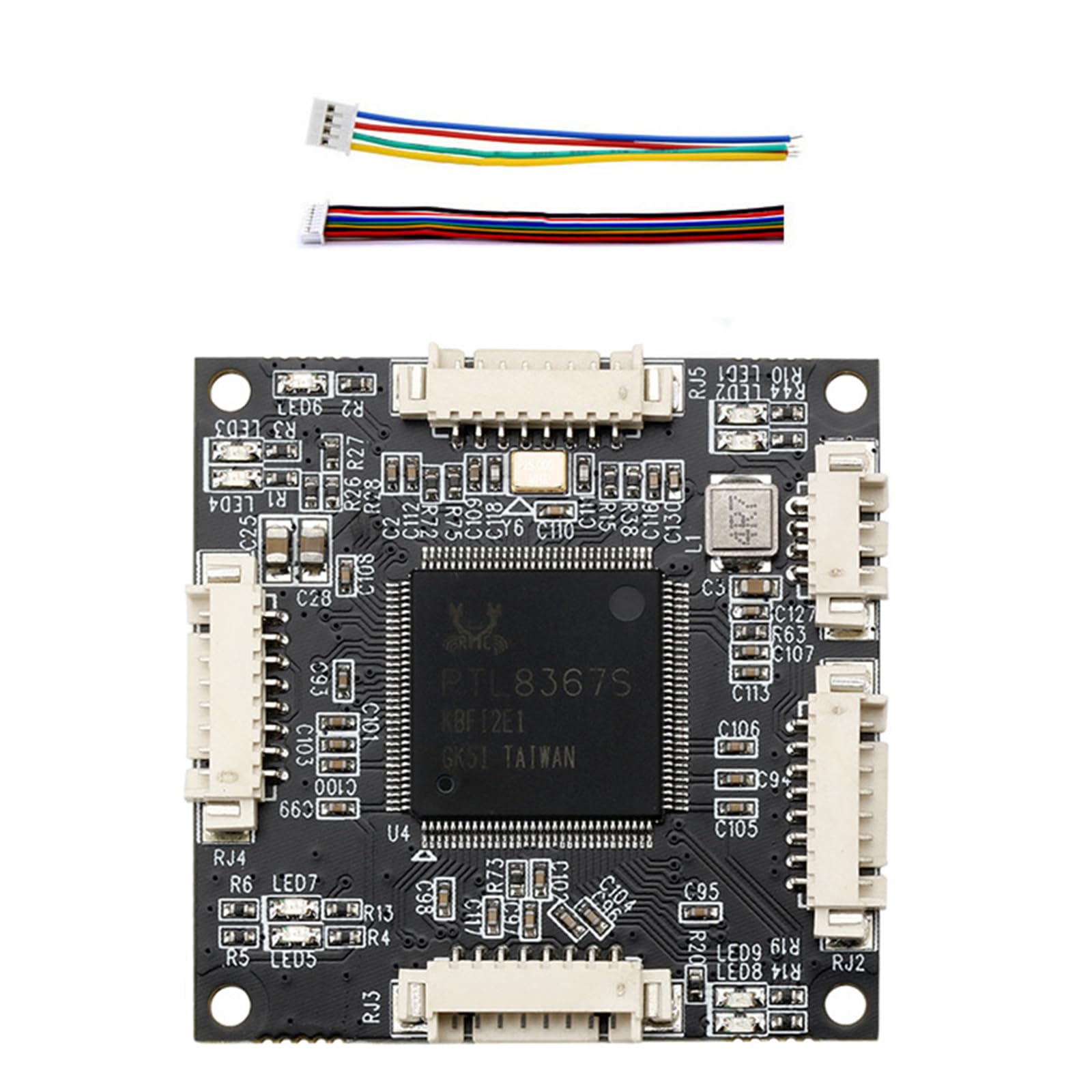 Modulo miniatura dei PWB degli commutatori di rete del porto 10/100/1000Mbps 4 per i sistemi embedded ed i commutatori di Gigabit Ethernet di espansione