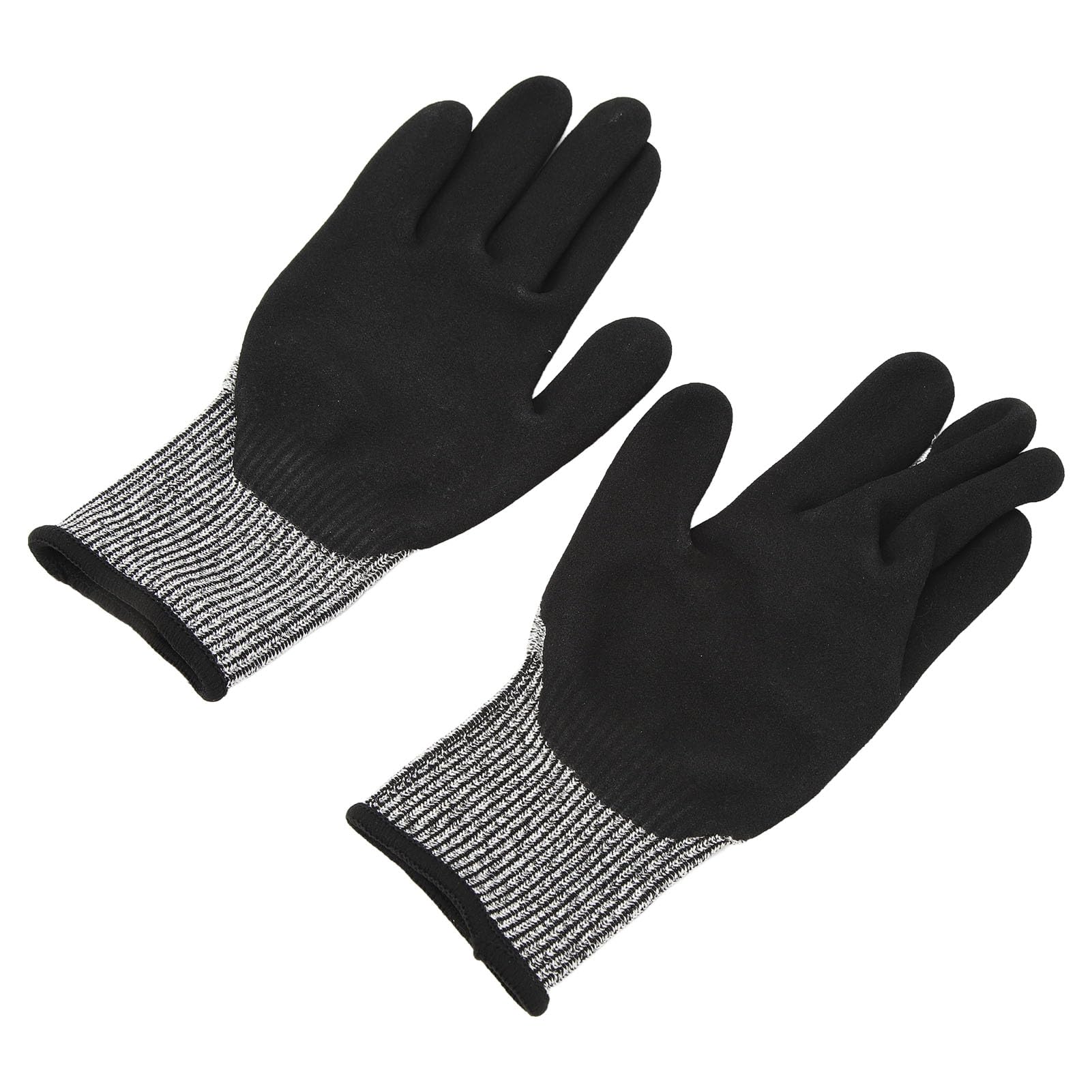 ZIZEV Cut Resistant Work Gloves, Comfortable Safe Easy To Clean Anti Cut Gloves Puncture Proof Level 5 Protection for Wood Carving (L)