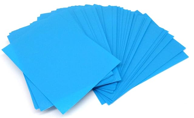 Foto 2 de 5 de docsmagic.de 2 x 100 Mat Light Blue Card Sleeves Standard Size 66 x 91 - Azul Claro - Fundas - PKM MTG
