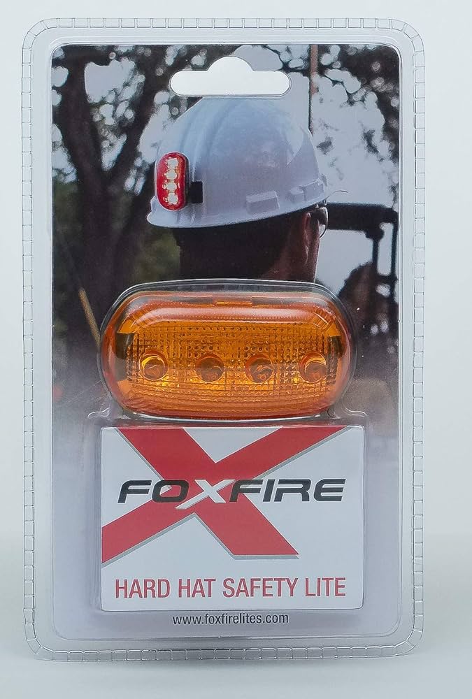 FOXFIRE EHHL-A Hard Hat Light Kit, 4 LEDs, Amber: Industrial