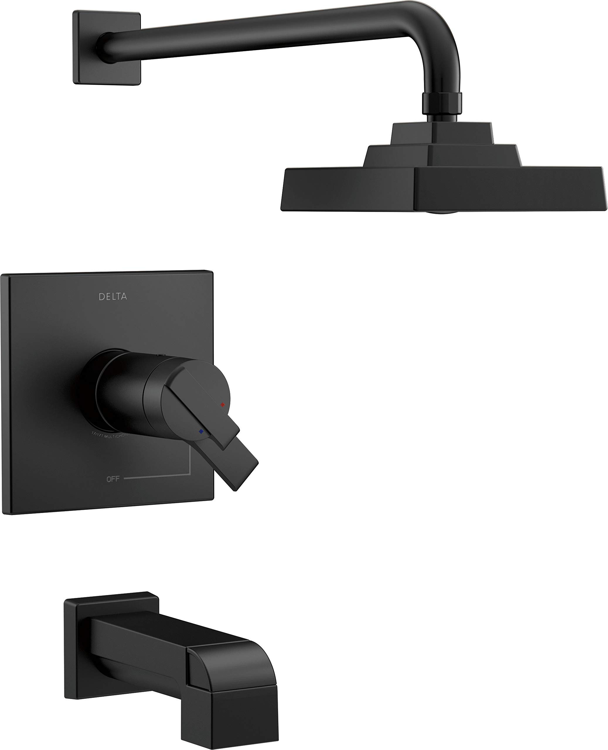 TECTA B17 ① DELTA FAUCET T17T467-BL TempAssure 17T Series Tub and Shower Trim