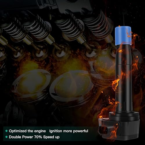 Miniatura 3 de SCITOO 6 bobinas de encendido con 6 bujías de iridio para Ford para Ford para Acura1 para Honda RL TL TSX para Accord Crosstour Odyssey 2009 2010