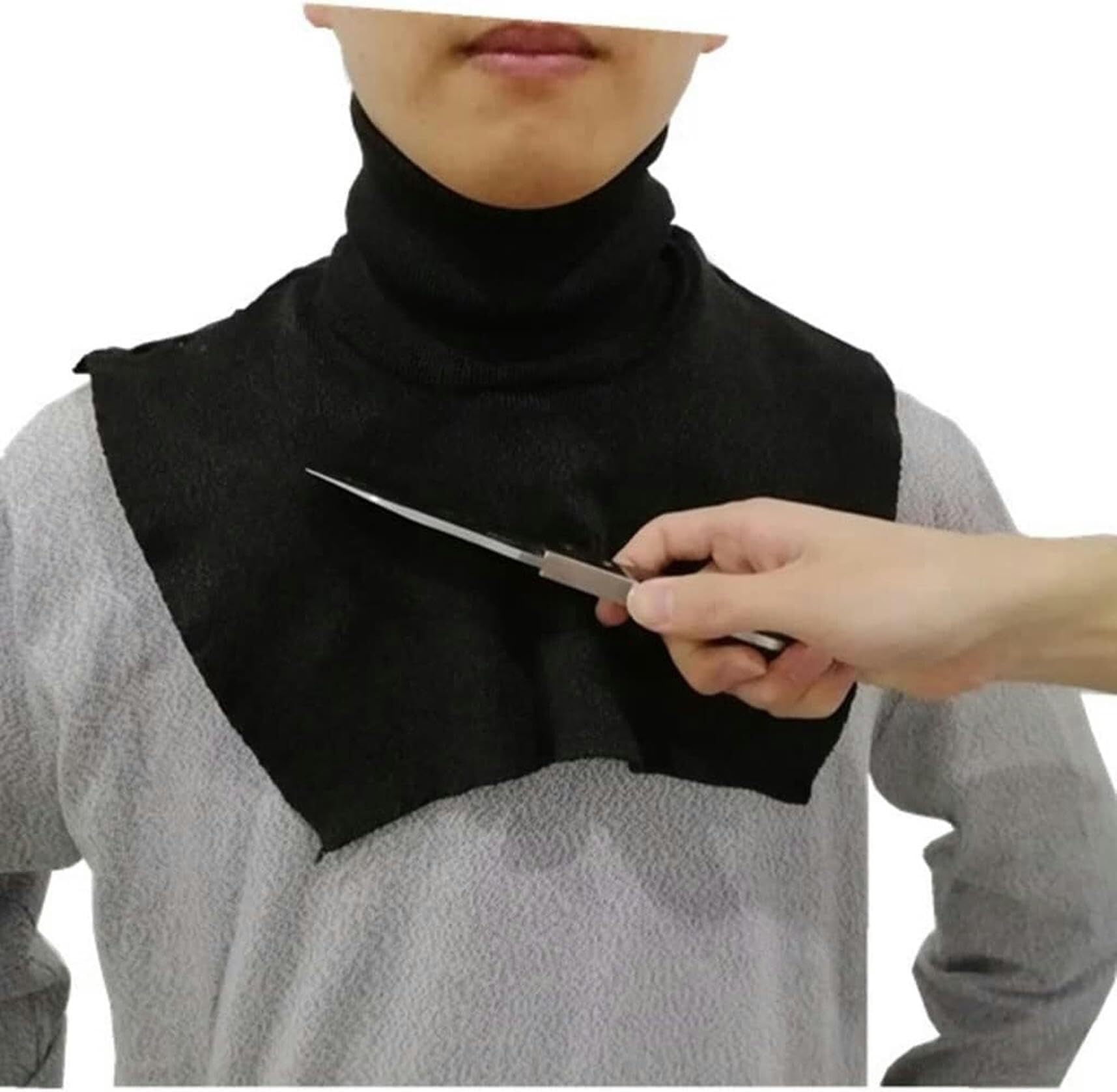 YFZCLYZAXET5-stufiger Schnittschutz for den Hals, Schnitt- und Stichschutz, verschleißfeste Halsbänder for sicheres Arbeiten, Einheitsgröße