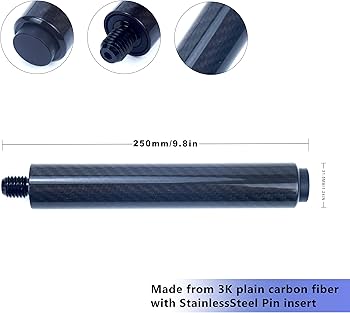 Amazon.co.jp: OKHEALING ビリヤードキューロング カーボンファイバー