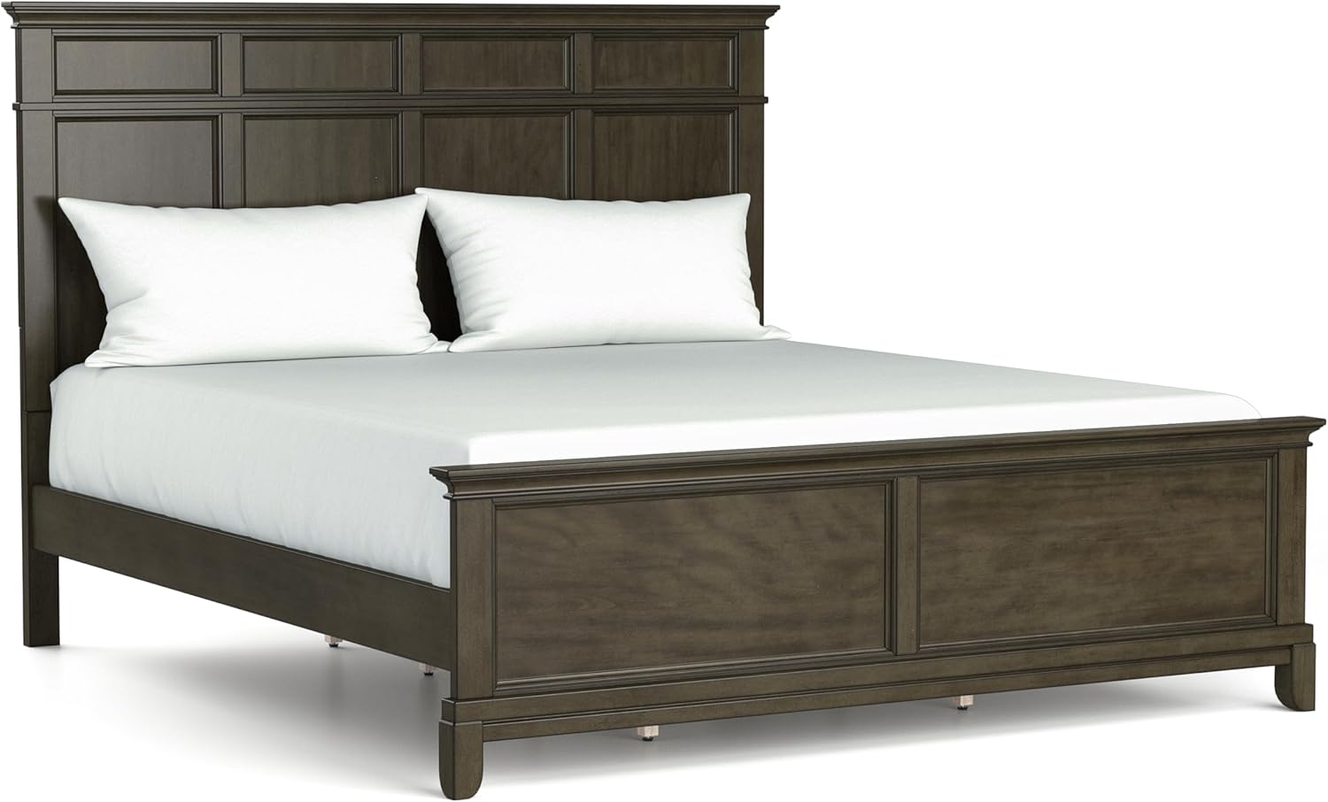 Amazon.com: Furniture of America Runic Traditional Rubber Wood Panel ...