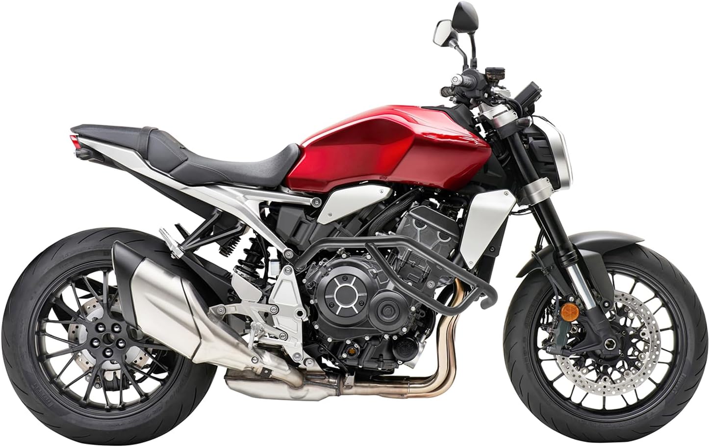 Motorcycle Steel Highway Crash Bars Engine Guard Compatible with CB1000R 2018 2019 2020 2021 2022 2023 Body Frame Falling Protector Bumper