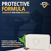 Vista 2 de Jabón en barra para hombres y mujeres, paquete de 4 barras de jabón de limpieza profunda, hidratación y defensa de olores Barra de jabón corporal