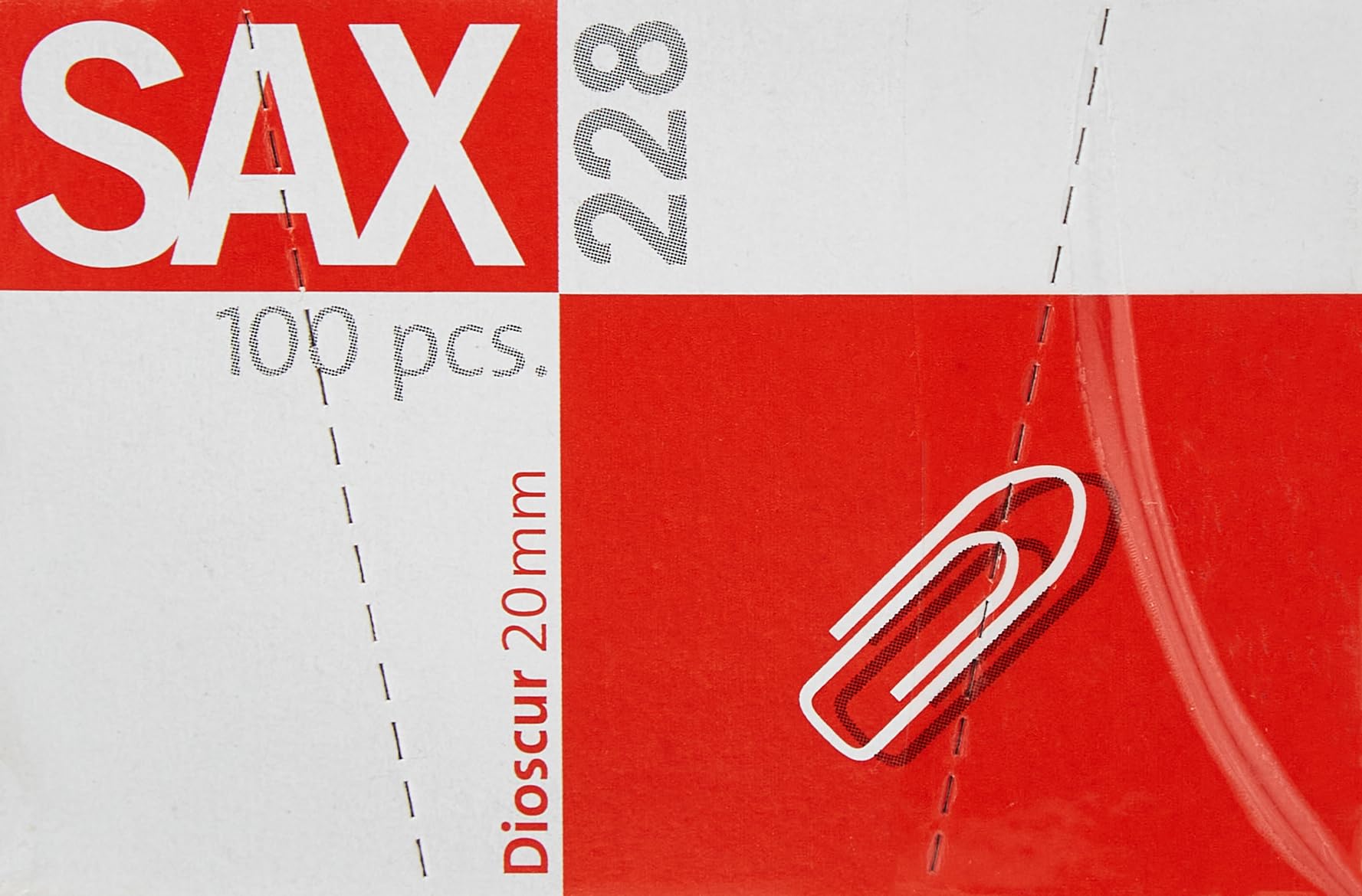 SAX 228 Paper Clip (20mm) 100 Pieces