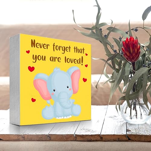 Miniatura 31 de Letreros de madera inspiradores para niños, caja de madera con texto en inglés "Reach for the Stars", decoración de escritorio, decoración de Be