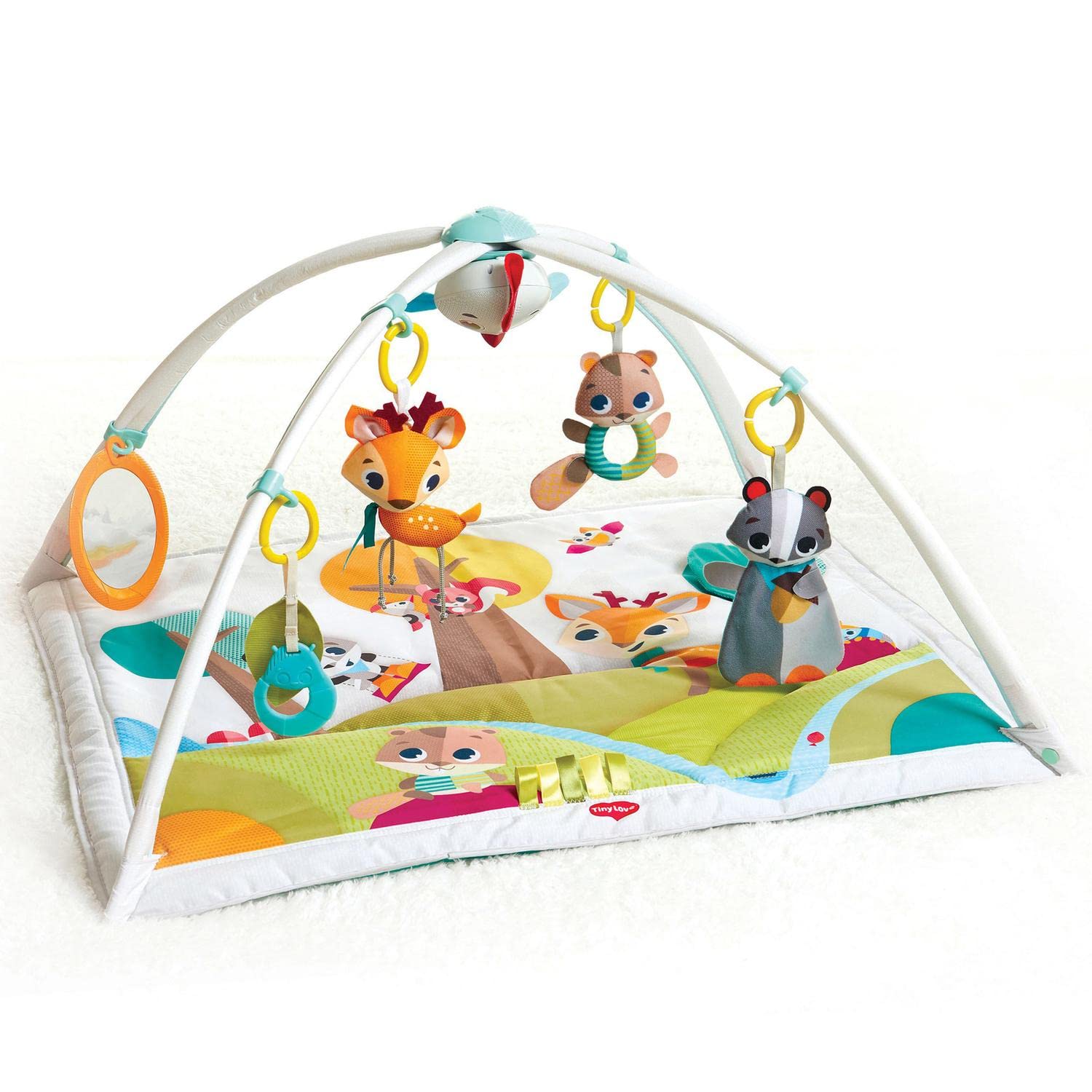 Tiny Love Gymini Deluxe Infant Activity Play Mat, Into The Forest