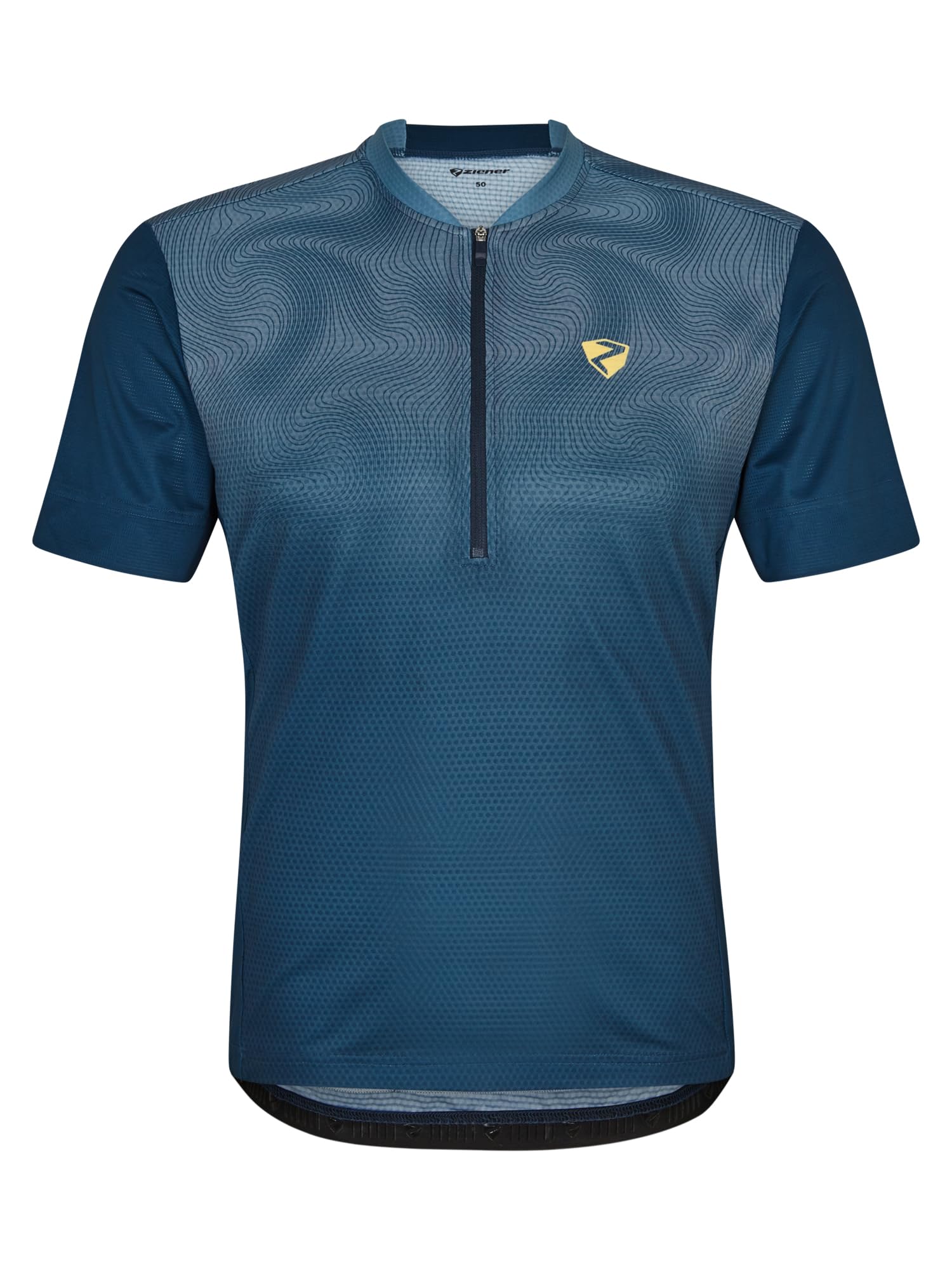 Ziener Herren Nemic Fahrradtrikot/Radtrikot - Mountainbike|Rennrad - atmungsaktiv,schnelltrocknend,elastisch,Kurzarm