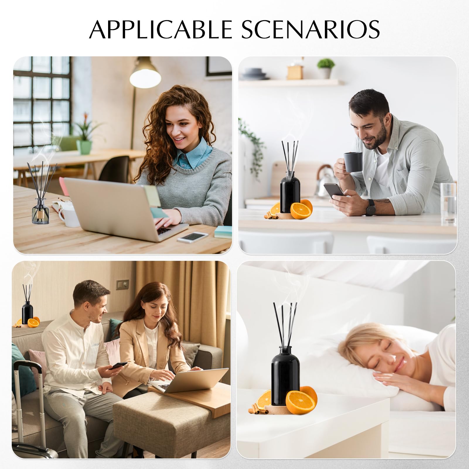 COSCELIA Lot De 20 Bâtonnets En Bois Repousse-cuticules Pour Manucure Pédicure Avec Colle à