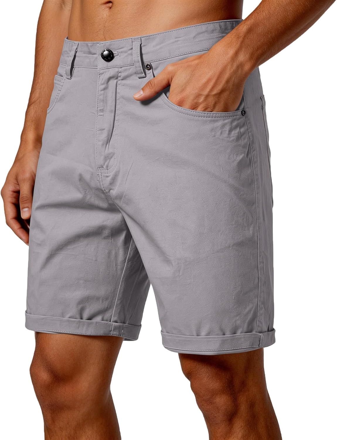 Ymosrh Men's Causal Shorts Athletic Classic Fit Lightweight Workout Sport Shorts M-3XL