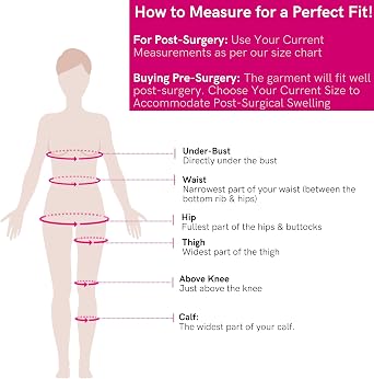 LIPOELASTIC Post Surgery Compression Girdle Thigh Length with Both Sides Padded Zipper VF Comfort