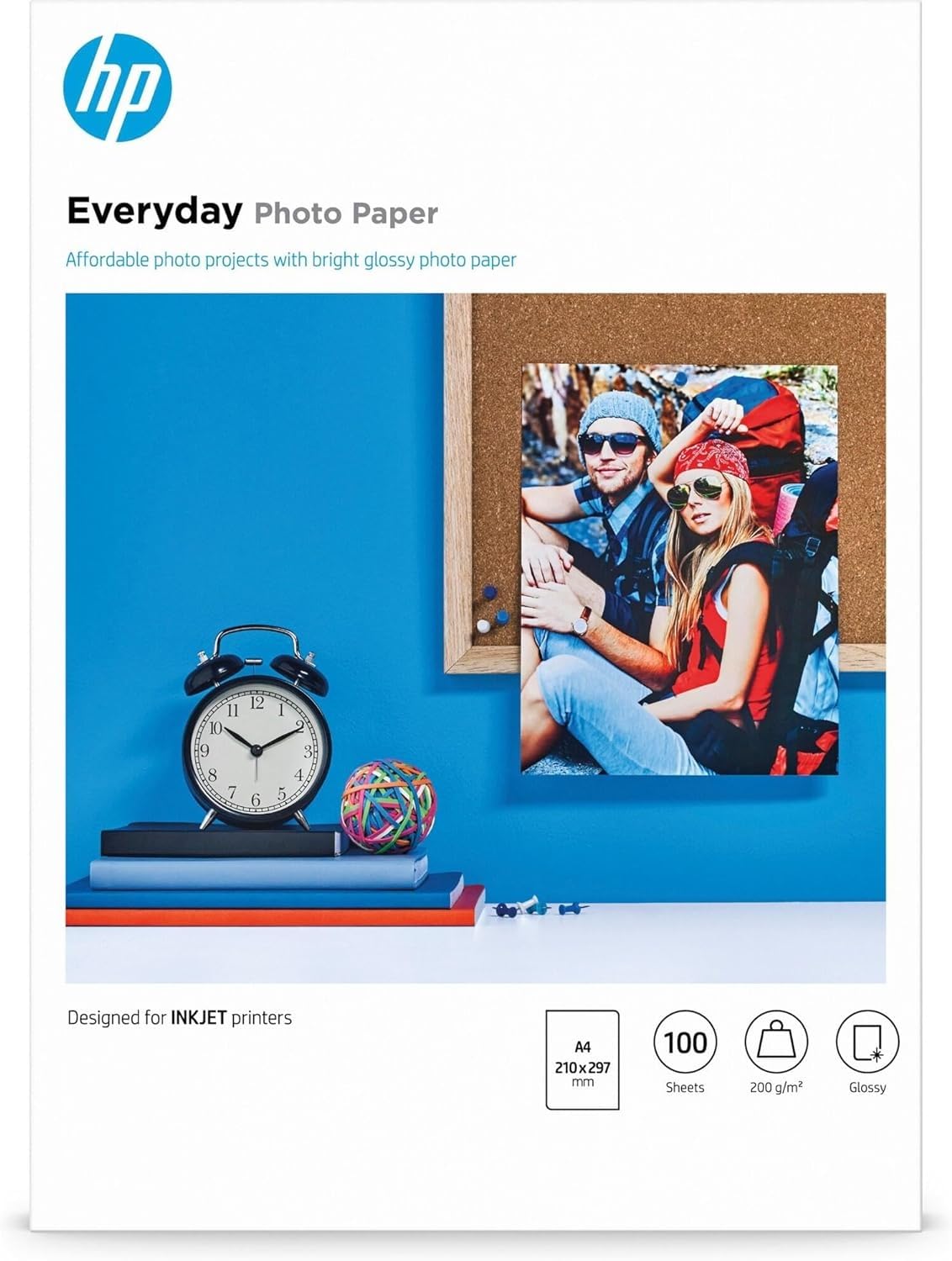 HP Everyday Q2510A carta fotografica lucida 200 g/m2 A4 100 fogli