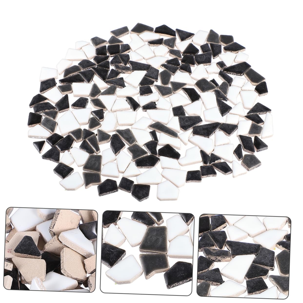 HOMSFOU 1bolsa Azulejos de Mosaico de Cerámica Delicados Piedras Únicas para Bricolaje Perfectos para Proyectos de Arte de Mosaico Interiores