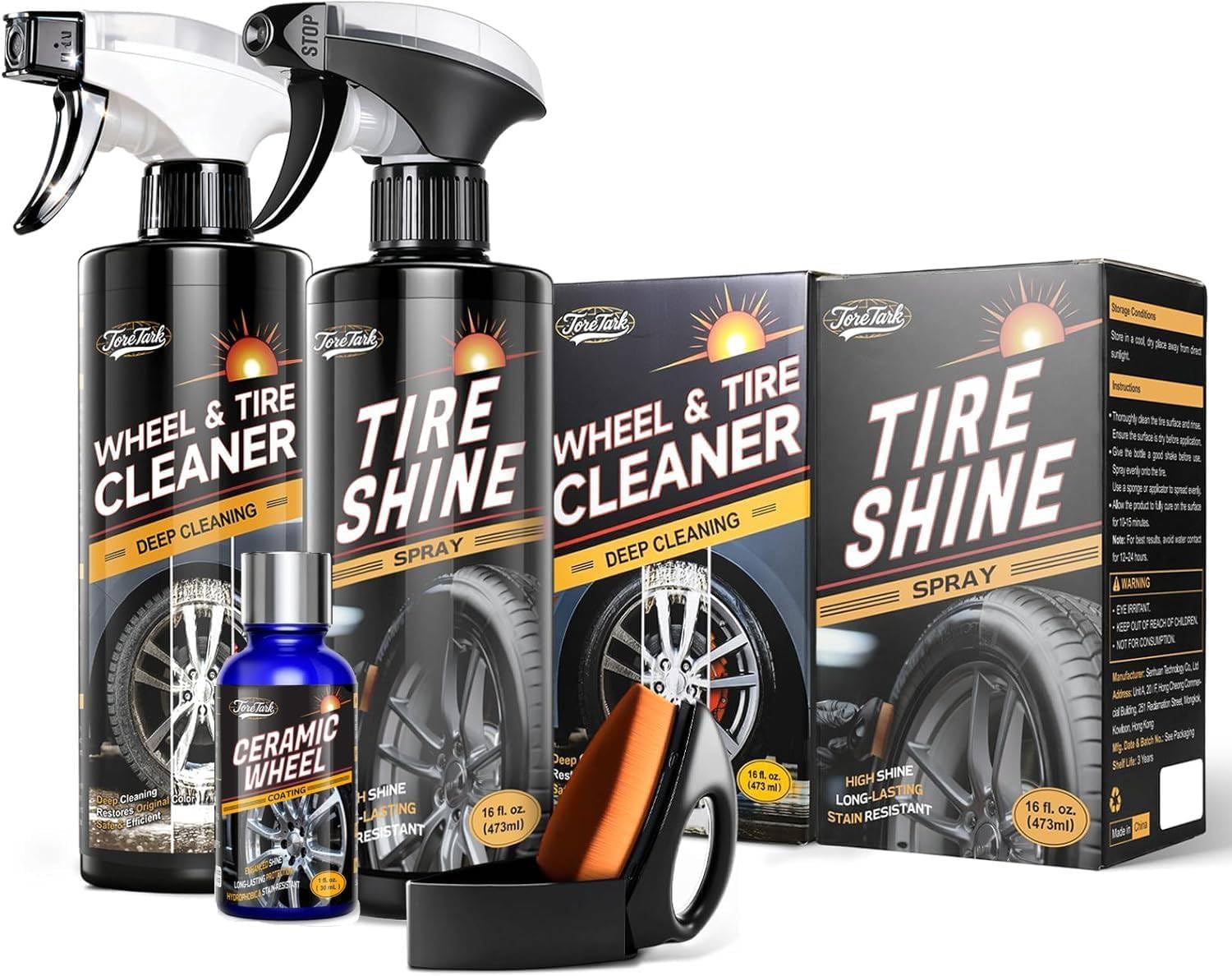 Wheel & Tire Cleaning & Protection Kit
