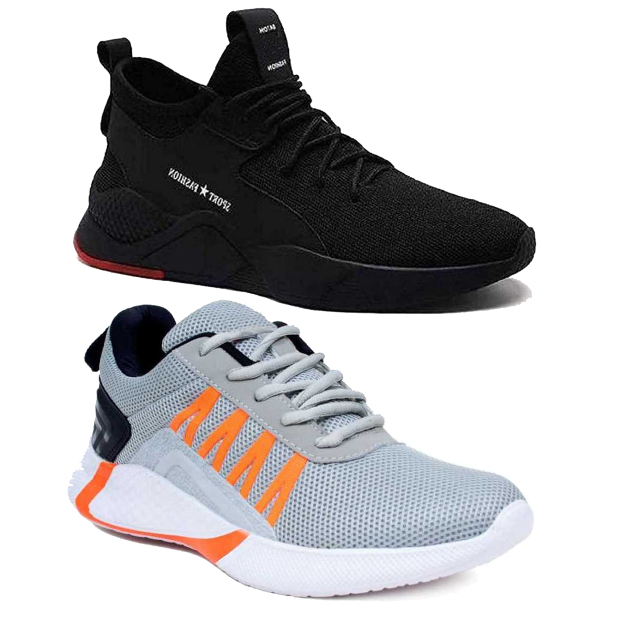 BERSACHE Sports Shoes for Kids|Latest Stylish Sports Shoes for Boys|Lace-Up Lightweight Multicolour Shoes for Running, Walking, Gym,Trekking and Hiking Shoes for Kids (Pack of 2) Combo(AL)-1658-1720 (B09ZPPDLCX) Amazon Price History, Amazon Price Tracker