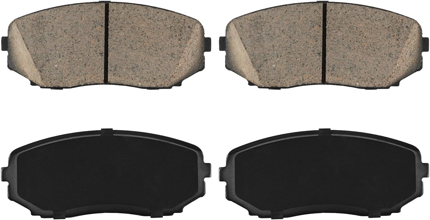 PHILTOP Ceramic Front Brake Pads For Ford Edge 2010-2011, 4 Pcs replace # D1258