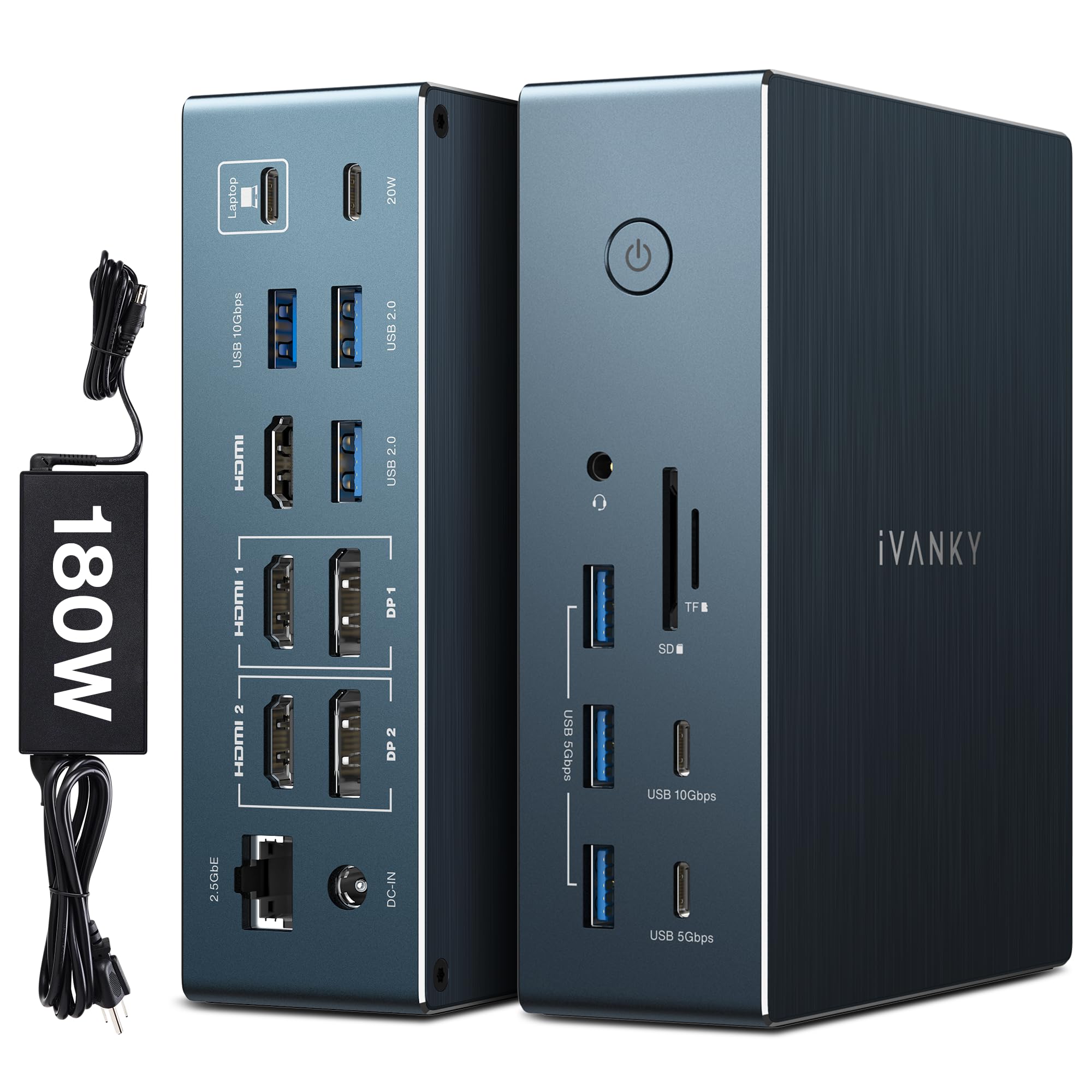 Amazon.com: iVANKY 20-in-1 DisplayLink Docking Station for MacBook