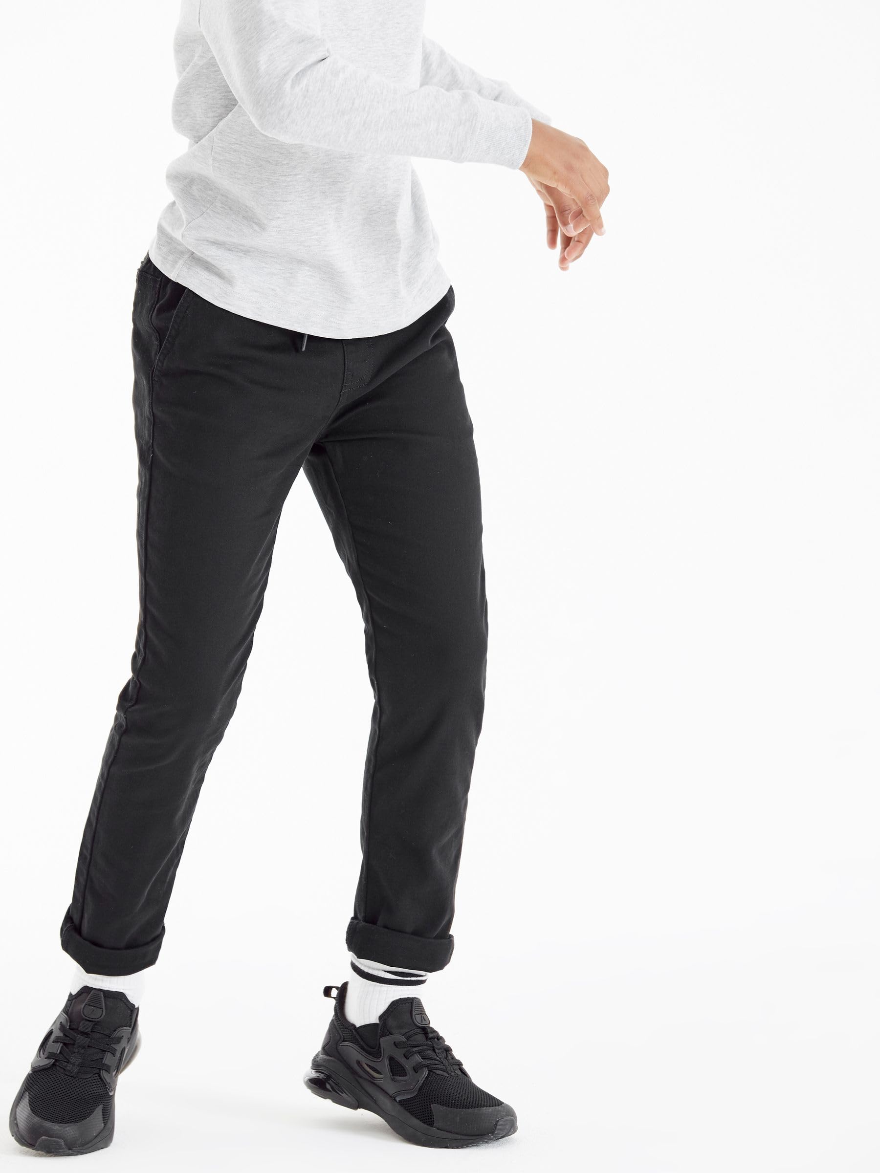 NEXT Niños Pantalones sin Cierres con Cintura de canalé y Corte estándar