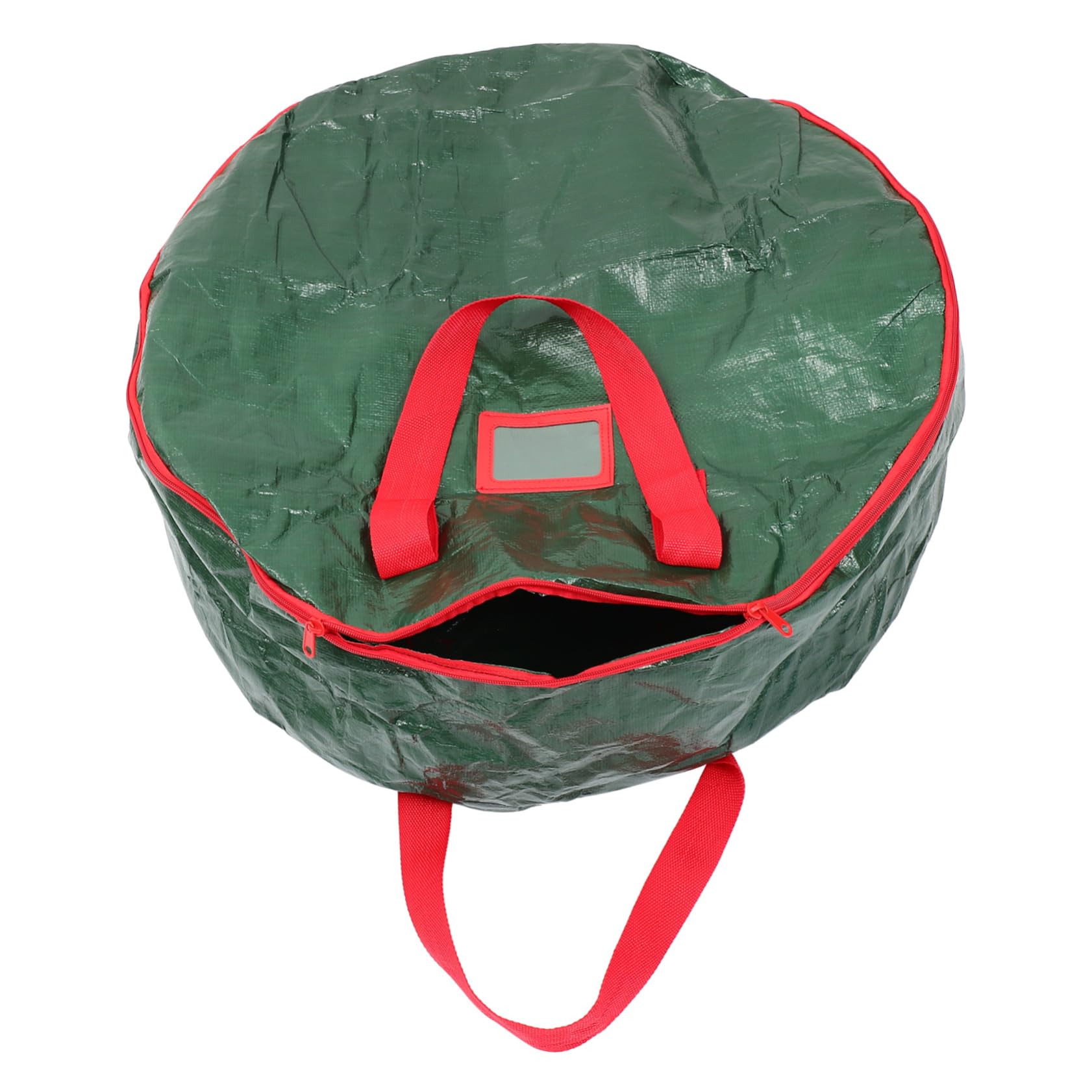 Levemolo 1pc Christmas Wreath Storage Bag Round Design Holiday Storage for Wreaths Pe Material for Xmas Decorations and Organizing Festive Decor