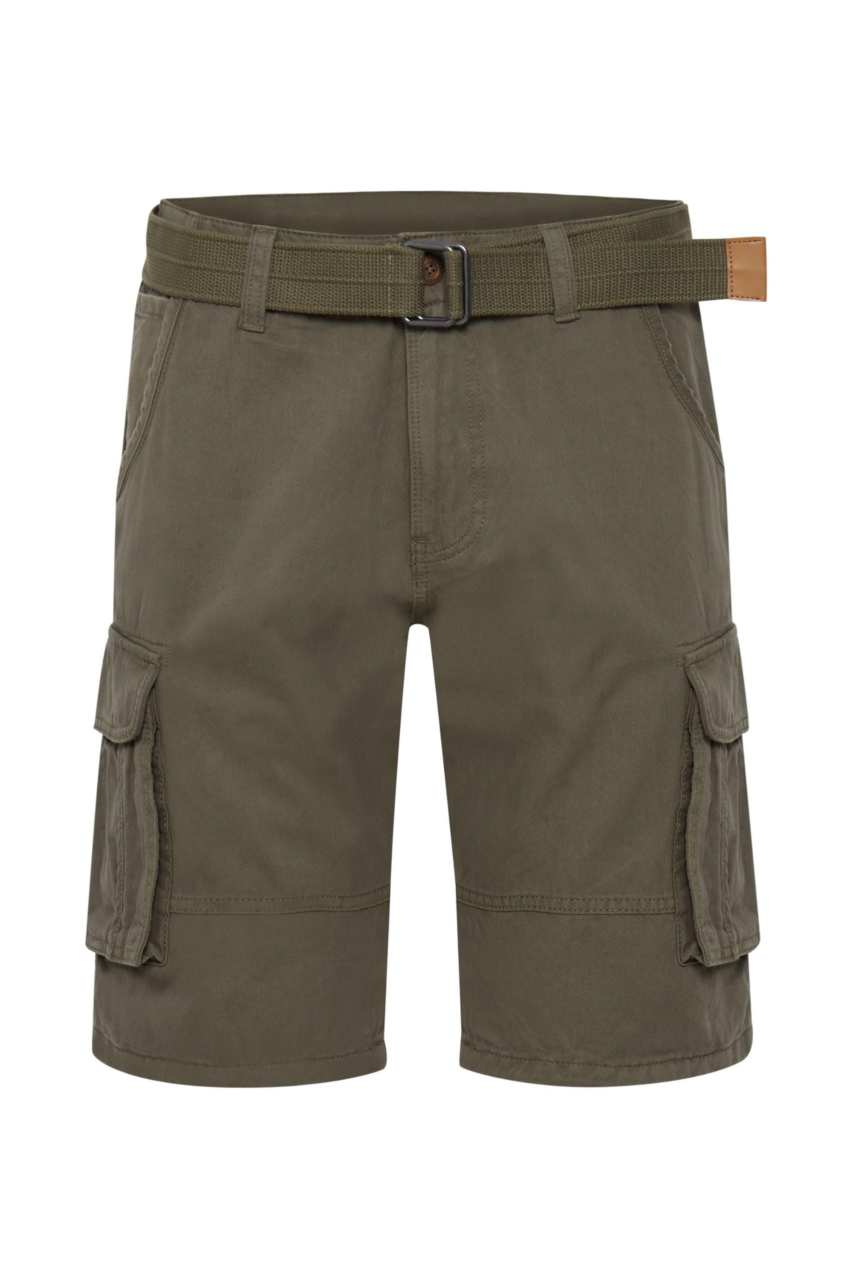 Indicode IDCosta Herren Cargo Shorts Bermuda Kurze Hose mit Gürtel Regular Fit