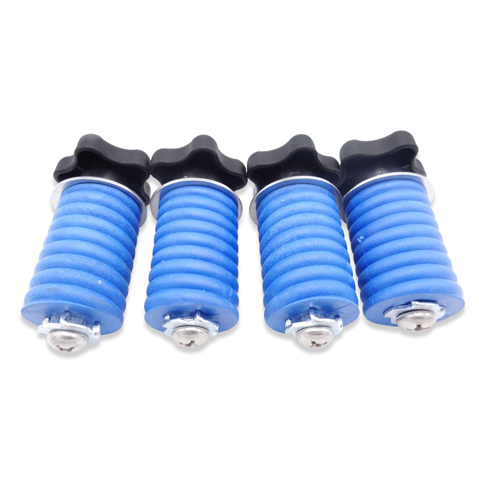 4X Quick Grip Head Lock & Ride Tie Down Anchor Kit Compatible with All Polaris Ranger/General Bed UTV ATV