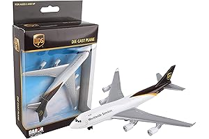 Daron Toy Airplane - UPS - Die-Cast Metal Model Airplane Toy with...