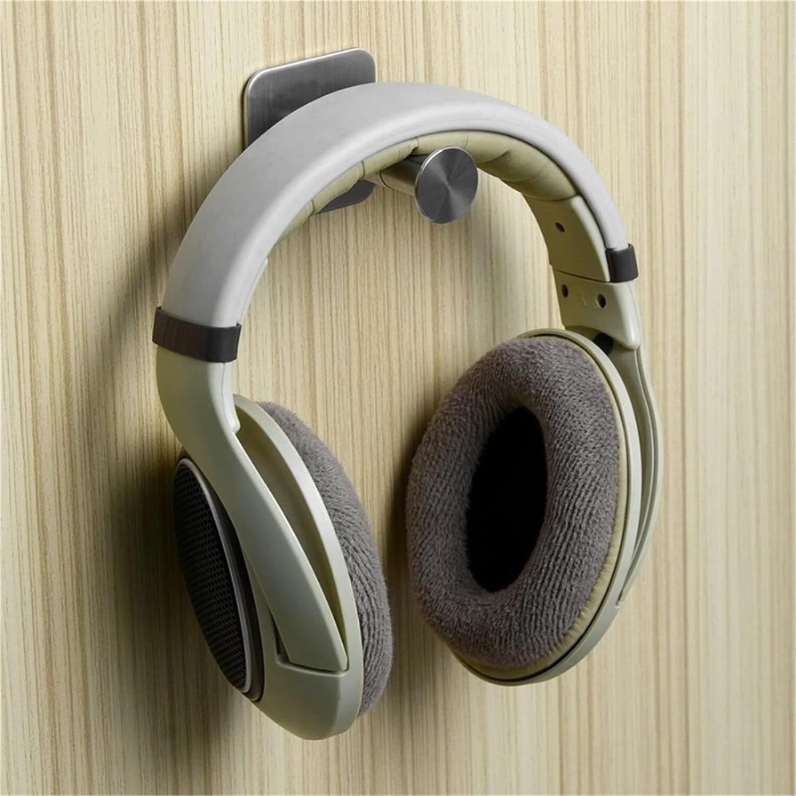 Supporto Cuffie Camera da Letto Supporto for Cuffie da 5 Pezzi in Acciaio Inossidabile Adesivo con Ganci Adesivi sotto La Scrivania Accessori per Il Gioco