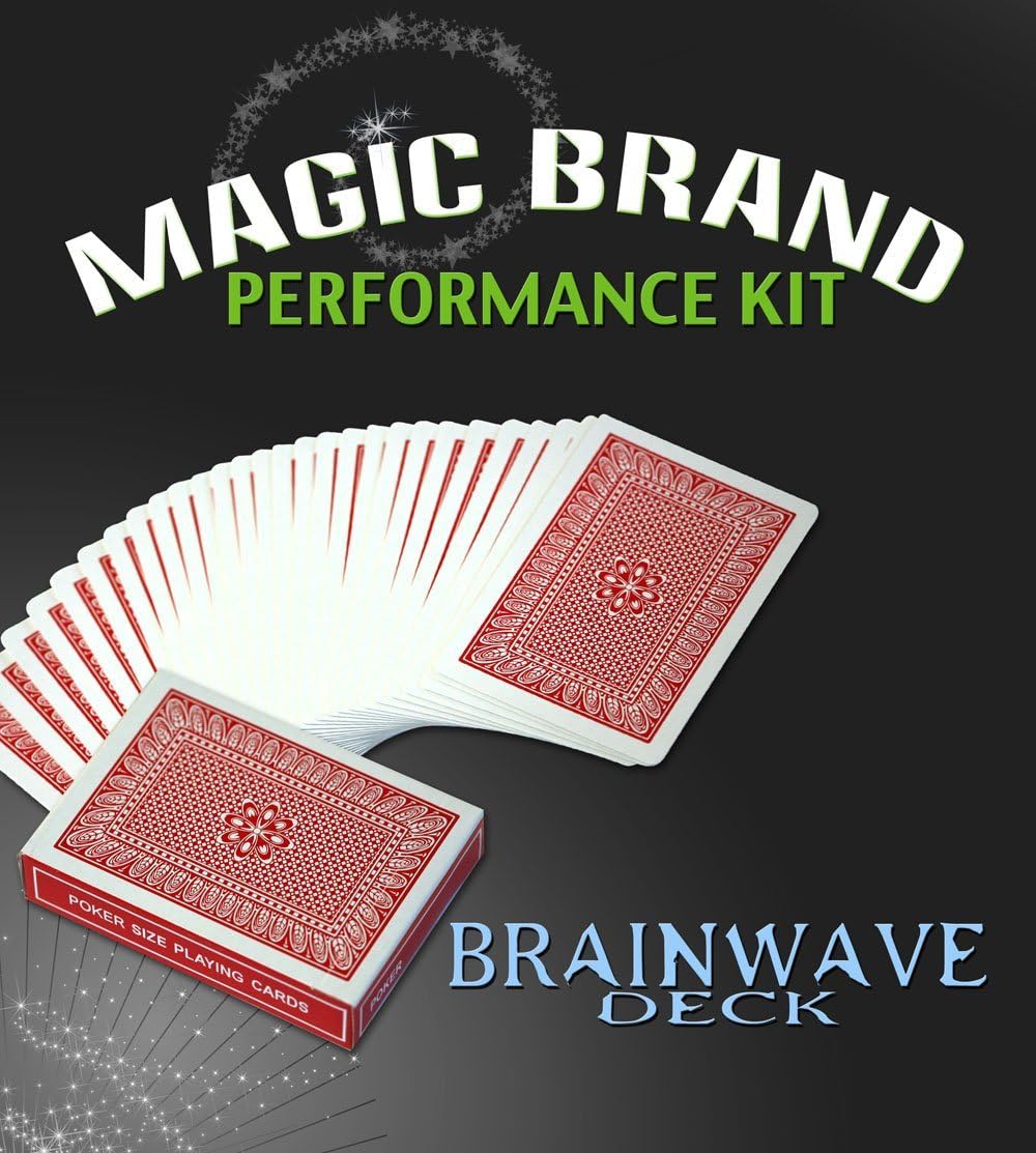 Mágica Brainwave Poker Tamaño Baraja - Marca de espalda roja