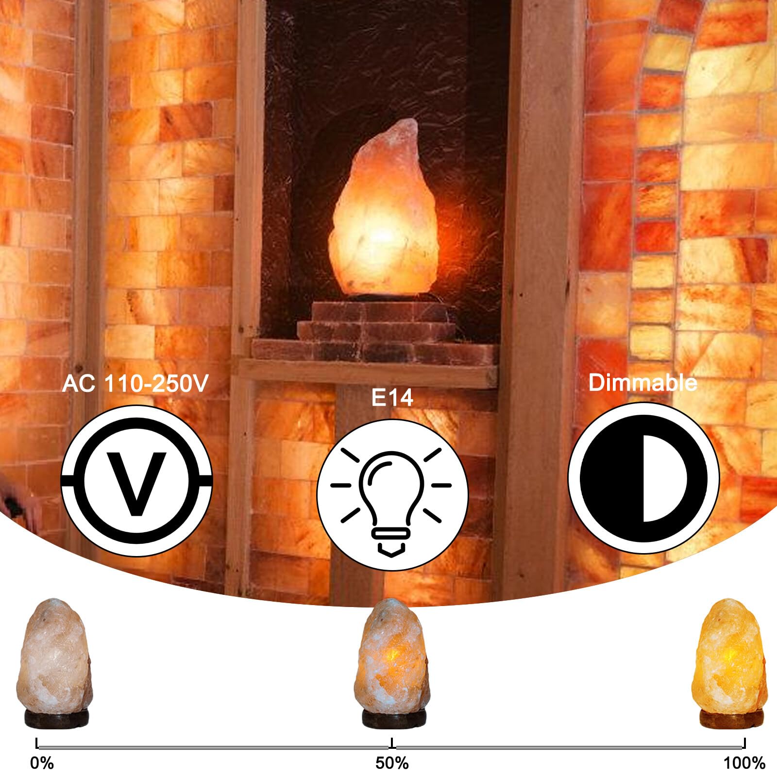 Lot De 4 Câbles Avec Interrupteur Et Prise Européenne, Douille E14