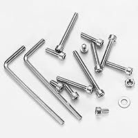 Vista 5 de 1110 tornillos métricos pequeños M3 con tuercas, kit surtido de tapas de cabeza hexagonal y tuercas, tornillos y pernos de repuesto de acero