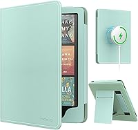 Vista 17 de MoKo - Funda para Kindle Paperwhite de 7"/6.8" (11ª/12ª generación) y Kindle Colorsoft Signature Edition, funda delgada de poliuretano con encendido