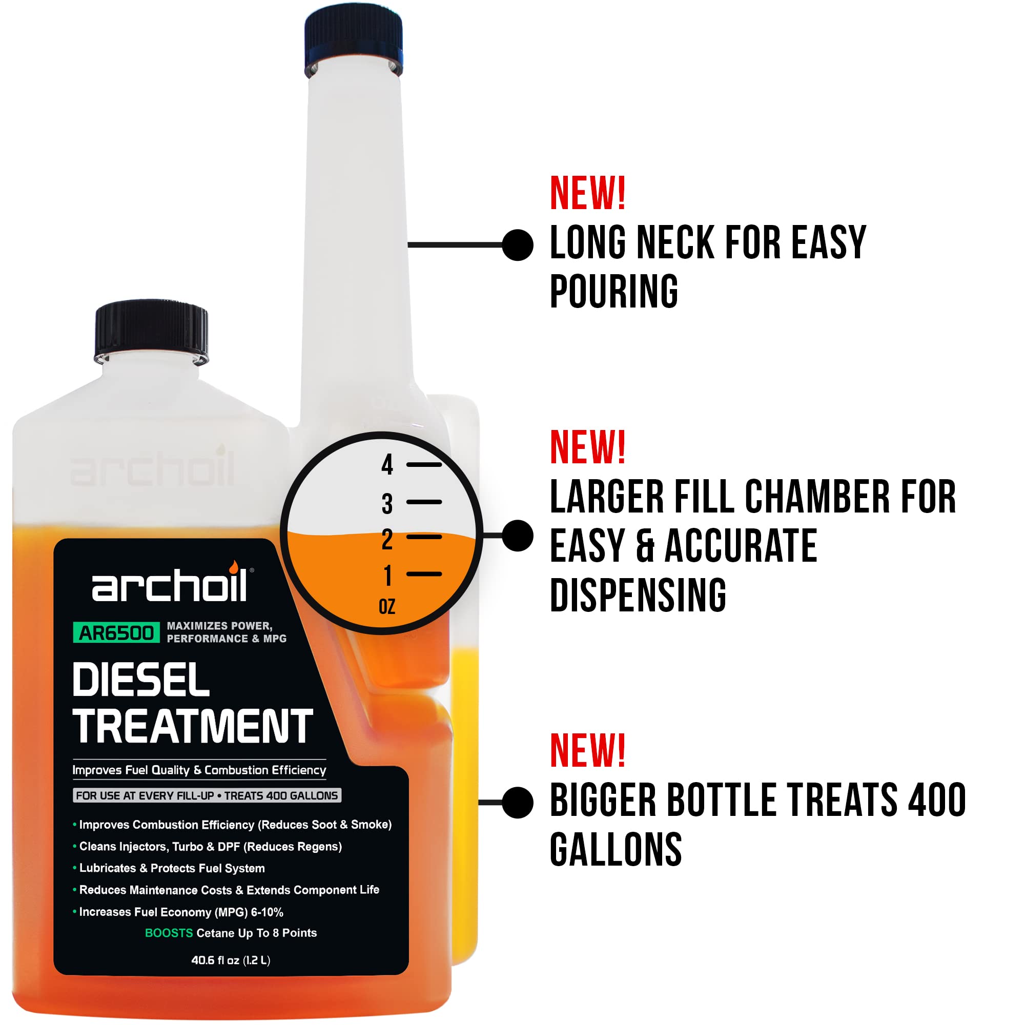 Archoil Ultimate Diesel Kit AR9100 Friction Modifier (16oz) + AR6500