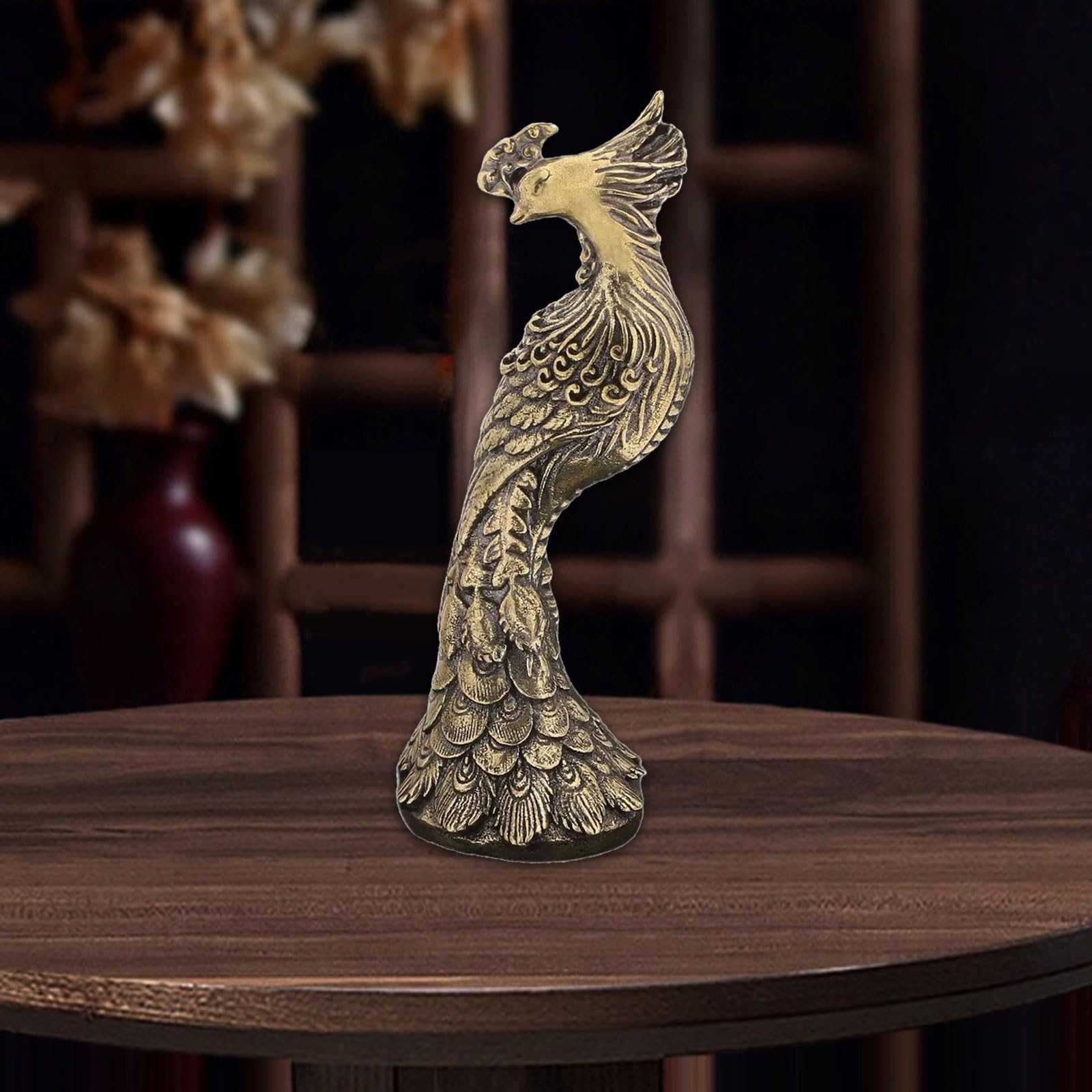 Estatuas de latón para decoración de interiores, figuras de animales