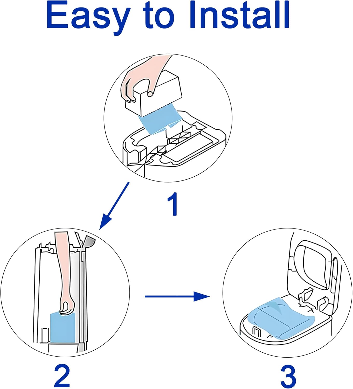120 Bags Diaper Pail Refills Bags Compatible with Genie Easy Roll Signature & Platinum Diaper Pails,Each Refill Cartridge Holds up to 1410 Newborn Diapers