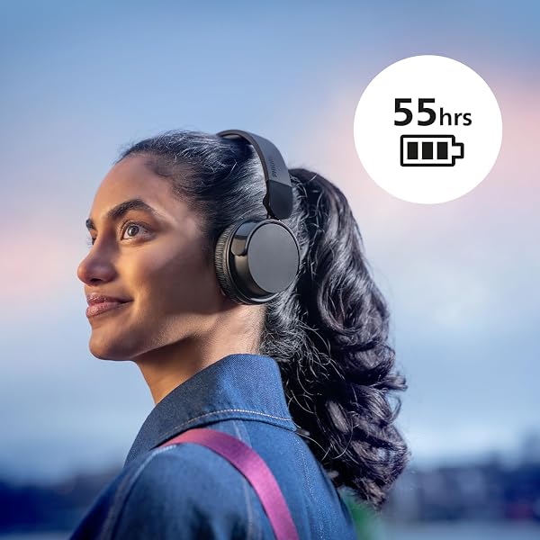 Philips TAH4209BL Cuffie On-Ear wireless bluetooth leggere con isolamento acustico passivo - 55 ore di riproduzione, suono naturale, chiamate chiare, bassi dinamici, 2 ore di carica USB-C- Blu - 5